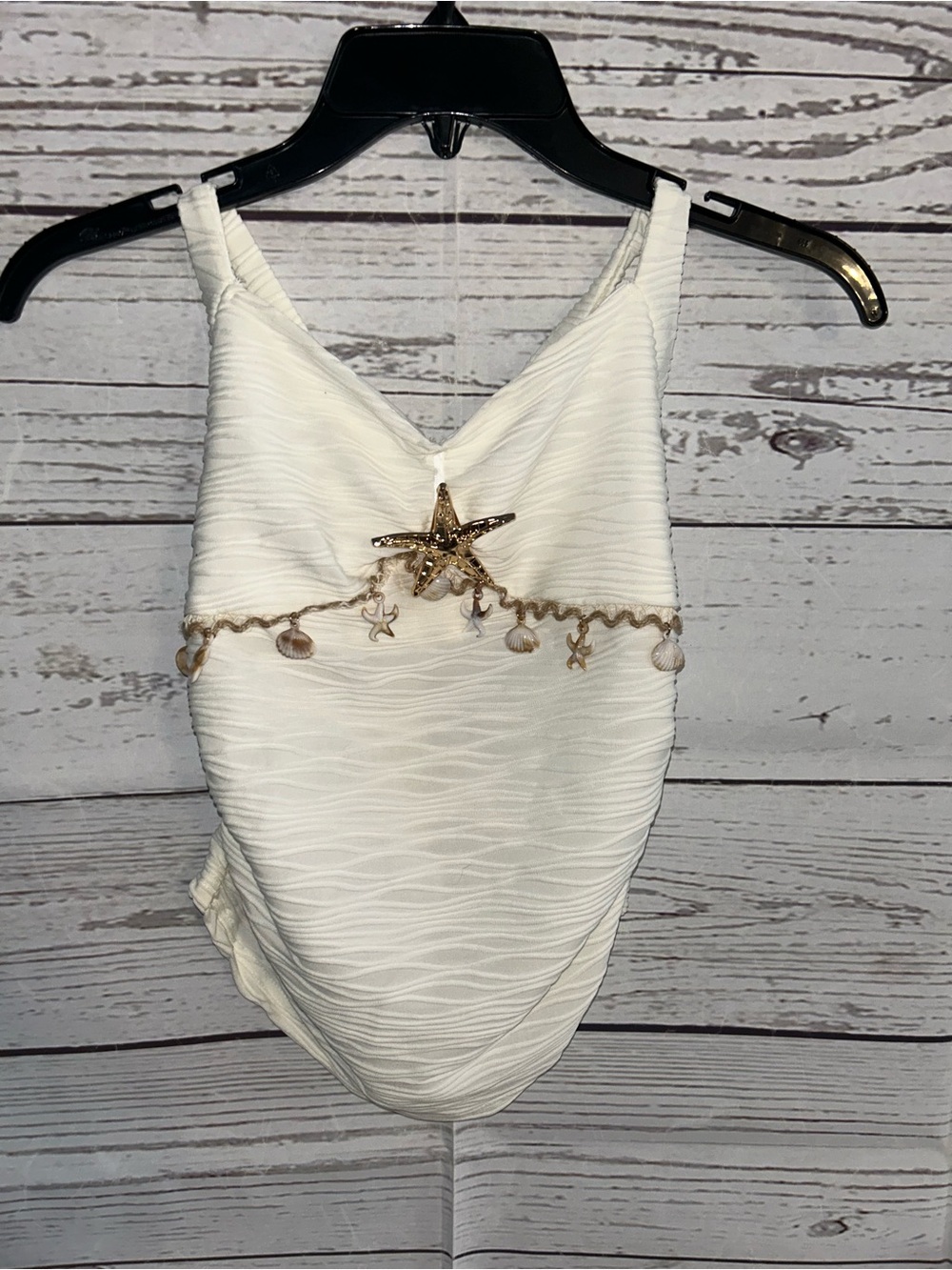 Seashell halter top